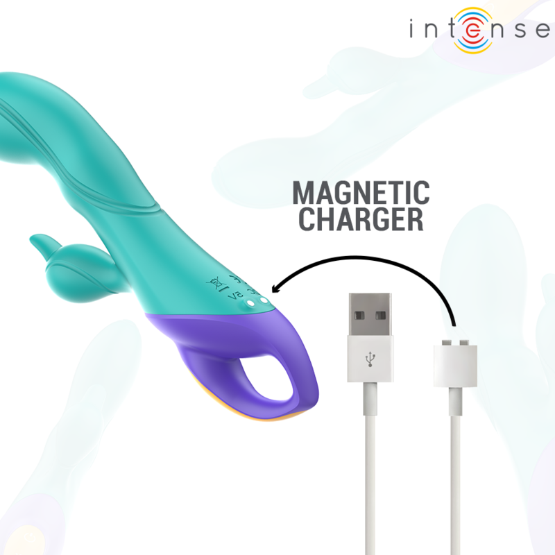 INTENSE - FRED VIBRATEUR RABBIT BLEU INTENSE FUN