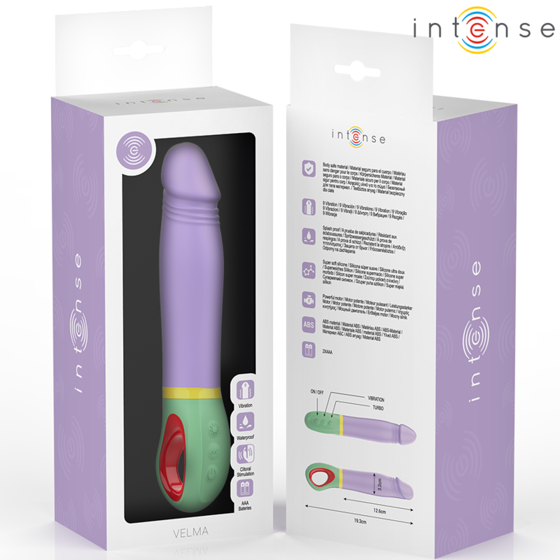 INTENSE - VIBRATEUR VIOLET CLASSIQUE VELMA INTENSE FUN