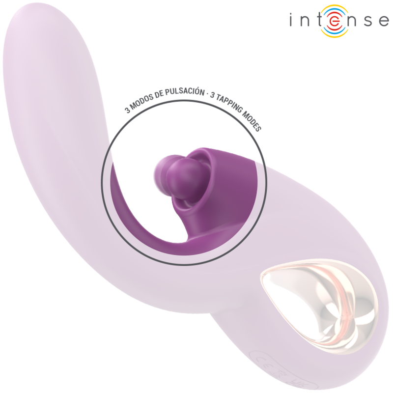 INTENSE - LALI VIBRATEUR MULTIFONCTION POINT G TAPPING & THRUST & VIBRATION VIOLET INTENSE FUN