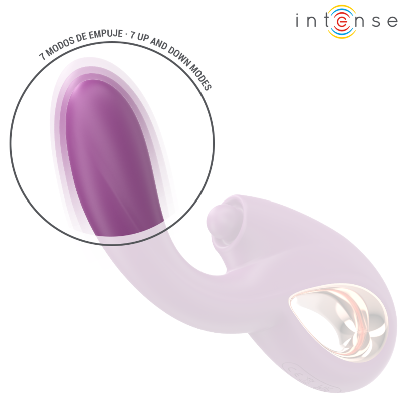 INTENSE - LALI VIBRATEUR MULTIFONCTION POINT G TAPPING & THRUST & VIBRATION VIOLET INTENSE FUN