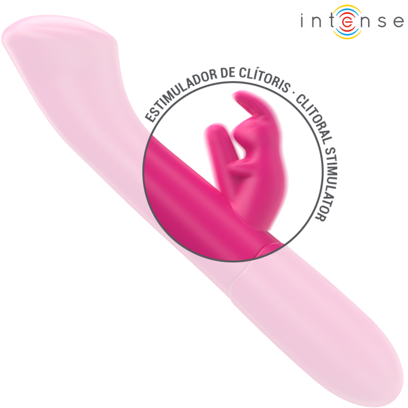 INTENSE - JULIETA VIBRATEUR RABBIT 18,6 CM 10 VIBRATIONS ROSE INTENSE FUN