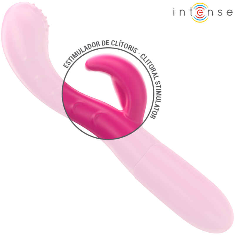 INTENSE - AMARA VIBRATEUR AVEC LANGUE STIMULANTE 10 VIBRATIONS ROSE INTENSE FUN