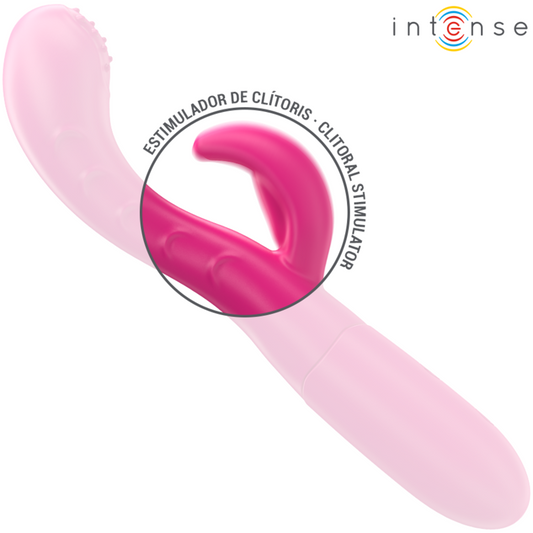 INTENSE - AMARA VIBRATEUR AVEC LANGUE STIMULANTE 10 VIBRATIONS ROSE INTENSE FUN