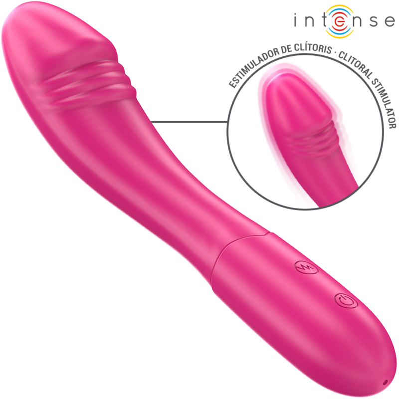 INTENSE - BELINDA VIBRATEUR 19 CM FLEXIBLE 10 VIBRATIONS ROSE INTENSE FUN