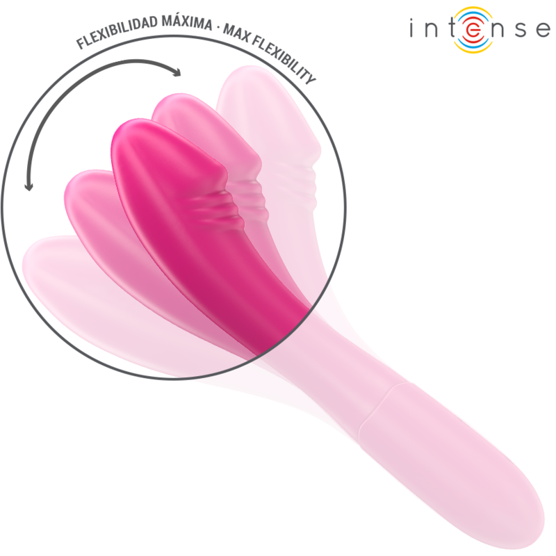 INTENSE - BELINDA VIBRATEUR 19 CM FLEXIBLE 10 VIBRATIONS ROSE INTENSE FUN
