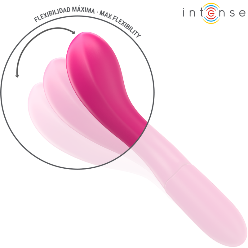 INTENSE - LISETTE VIBRATEUR 19 CM SOUPLE 10 VIBRATIONS ROSE INTENSE FUN