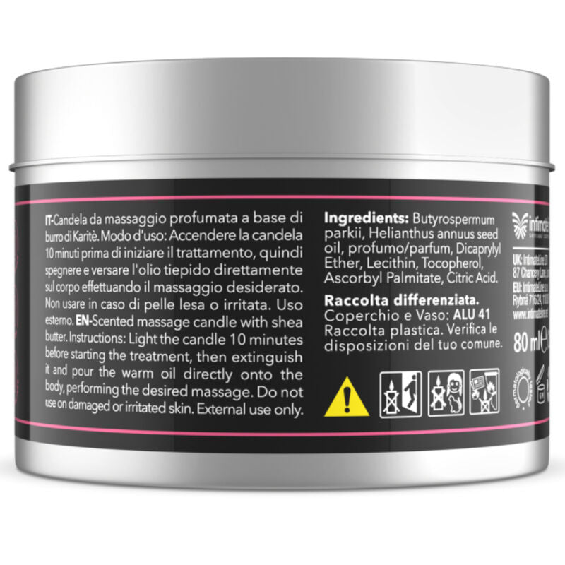 INTIMATELINE LUXURIA - BOUGIE DE MASSAGE AU RAISIN INTIMATELINE