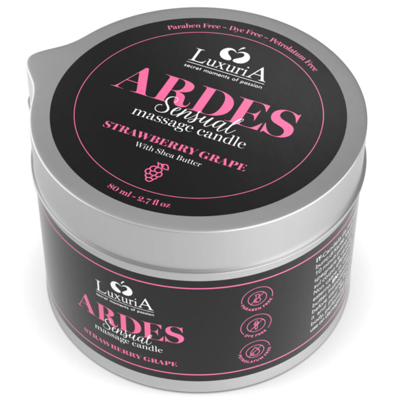 INTIMATELINE LUXURIA - BOUGIE DE MASSAGE AU RAISIN INTIMATELINE