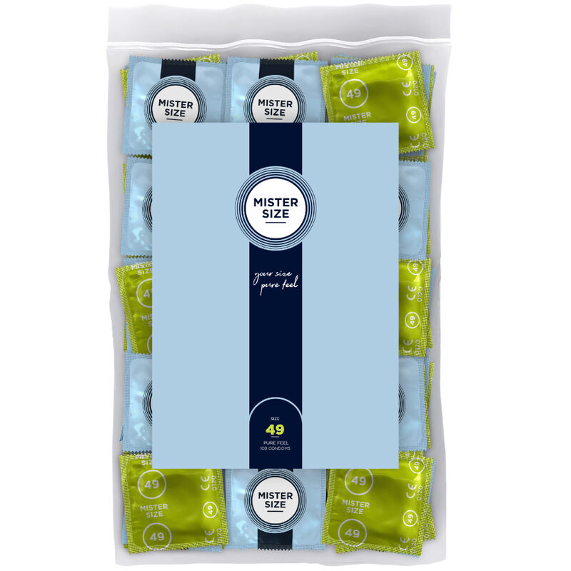 MISTER SIZE - PRÉSERVATIF TAILLE S 49 MM (100 UNITÉS) MISTER SIZE