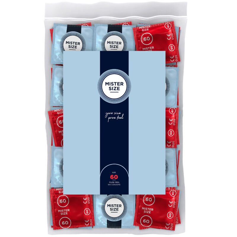 MISTER SIZE - PRÉSERVATIF TAILLE XL 60 MM (100 UNITÉS) MISTER SIZE