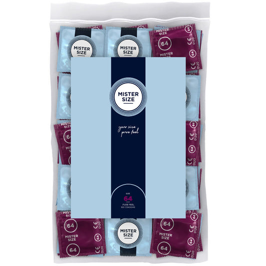 MISTER SIZE - PRÉSERVATIFS TAILLE XXL 64 MM (100 UNITÉS) MISTER SIZE