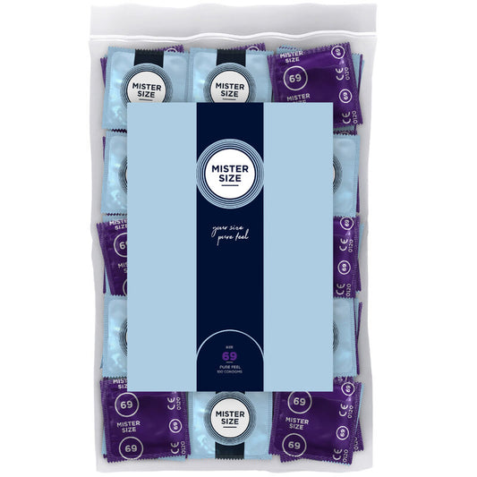 MISTER SIZE - PRÉSERVATIFS TAILLE XXXL 69 MM (100 UNITÉS) MISTER SIZE