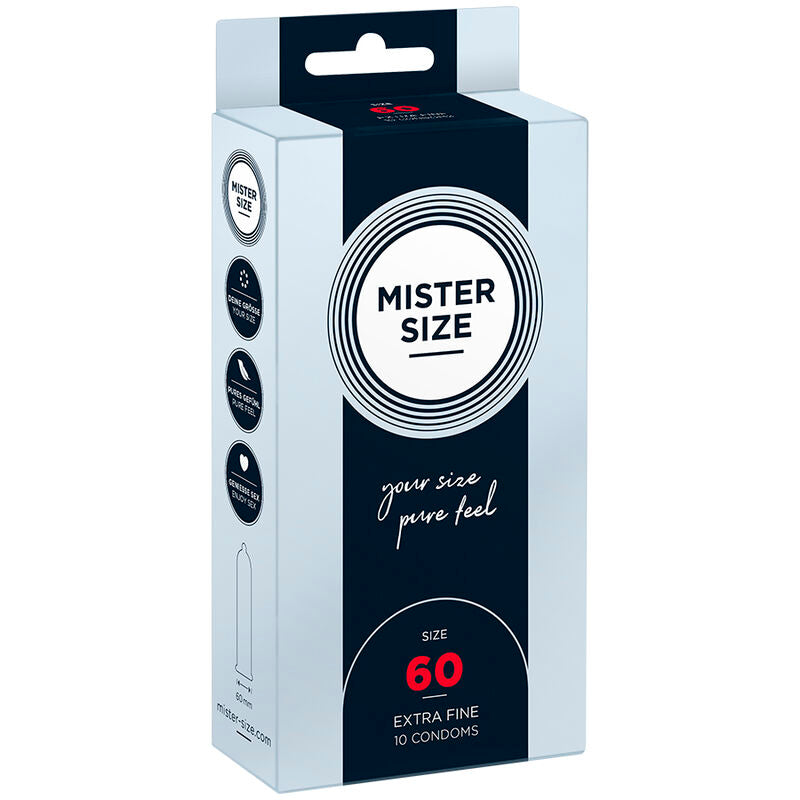 MISTER SIZE - PRÉSERVATIF TAILLE XL 60 MM (10 UNITÉS) MISTER SIZE