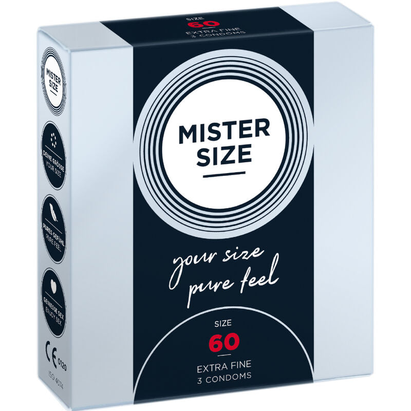 MISTER SIZE - PRÉSERVATIF TAILLE XL 60 MM (3 UNITÉS) MISTER SIZE