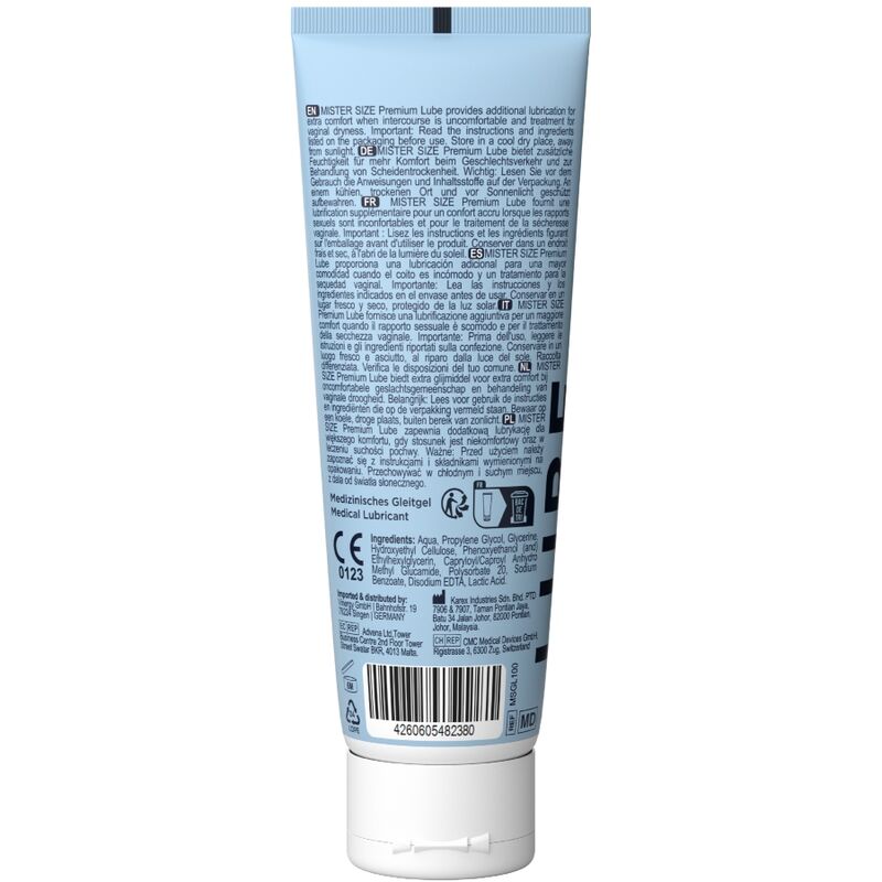 MISTER SIZE - LUBRIFIANT PREMIUM 100 ML MISTER SIZE