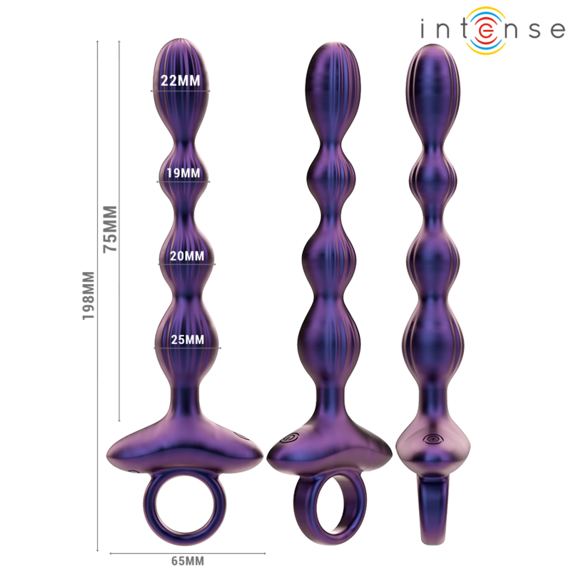 INTENSE - JACKIE PLUG ANAL VIBRANT MODÈLE 1 TÉLÉCOMMANDE INTENSE ANAL TOYS