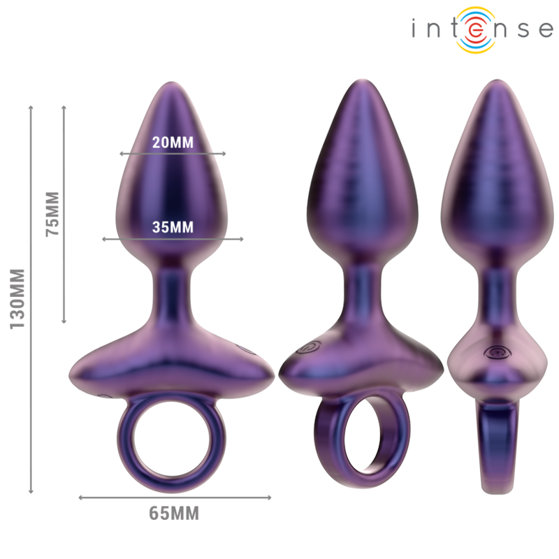 INTENSE - MICHAEL PLUG ANAL VIBRANT MODÈLE 2 TÉLÉCOMMANDE INTENSE ANAL TOYS