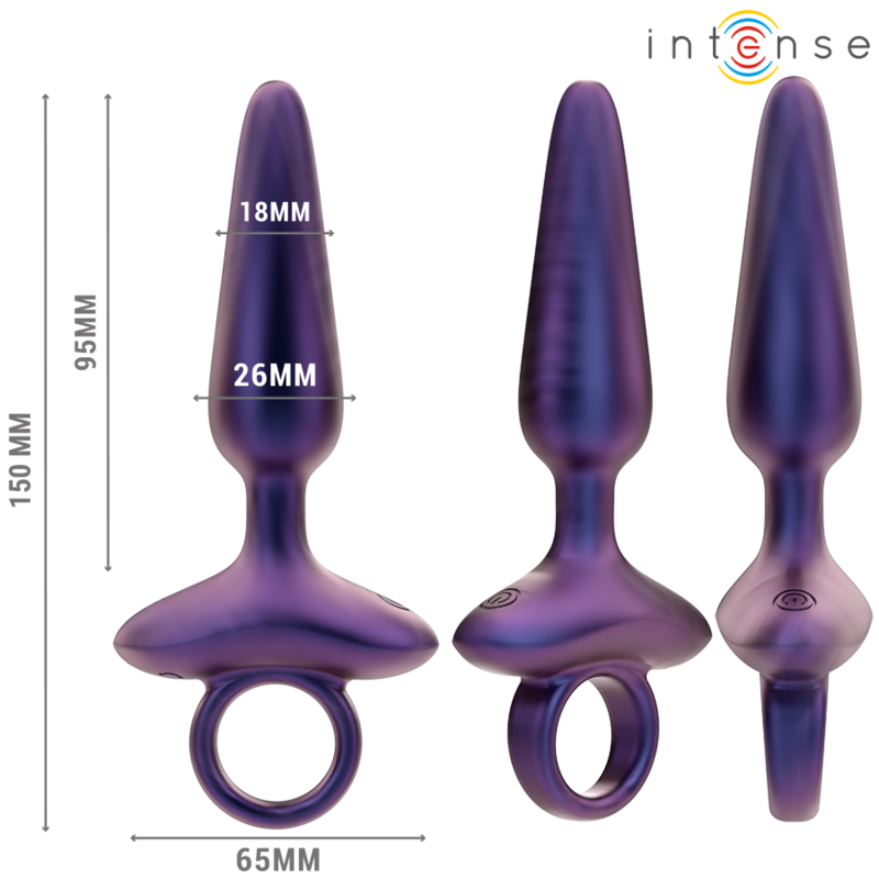 INTENSE - MARLON PLUG ANAL VIBRANT MODÈLE 4 TÉLÉCOMMANDE INTENSE ANAL TOYS