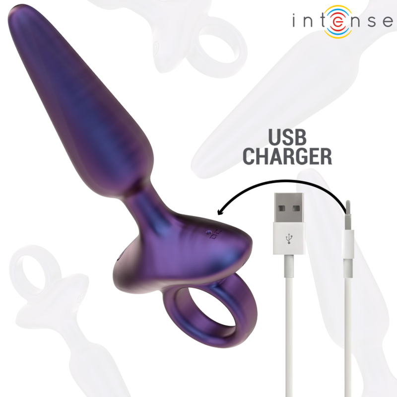 INTENSE - MARLON PLUG ANAL VIBRANT MODÈLE 4 TÉLÉCOMMANDE INTENSE ANAL TOYS