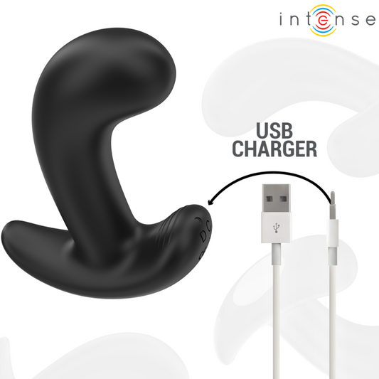 INTENSE - CHANDLER ANAL PLUG 10 VIBRATIONS NOIR TÉLÉCOMMANDE INTENSE ANAL TOYS