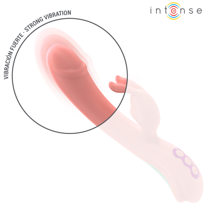 INTENSE - RACHEL VIBRATEUR RABBIT 5 VIBRATIONS ROSE INTENSE FUN