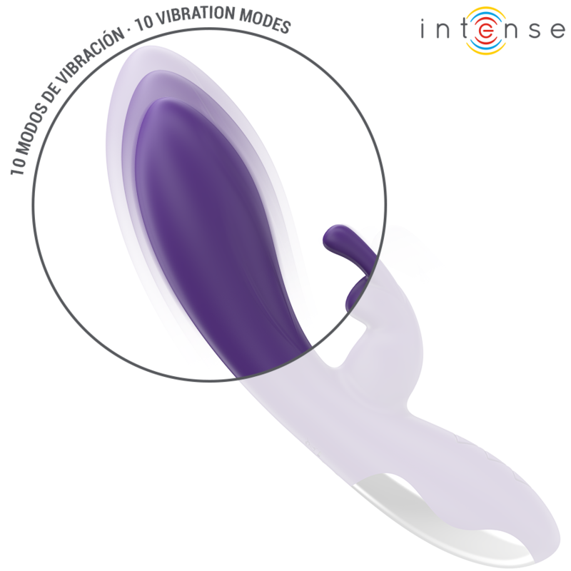 INTENSE - RANDALL VIBRATEUR RABBIT 10 VIBRATIONS VIOLET INTENSE FUN