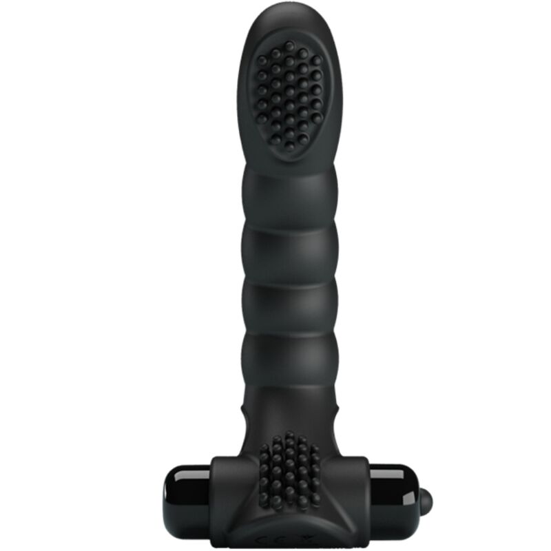 PRETTY LOVE - VIBRATEUR DOIGT ALEXANDER 10 VIBRATIONS NOIR PRETTY LOVE