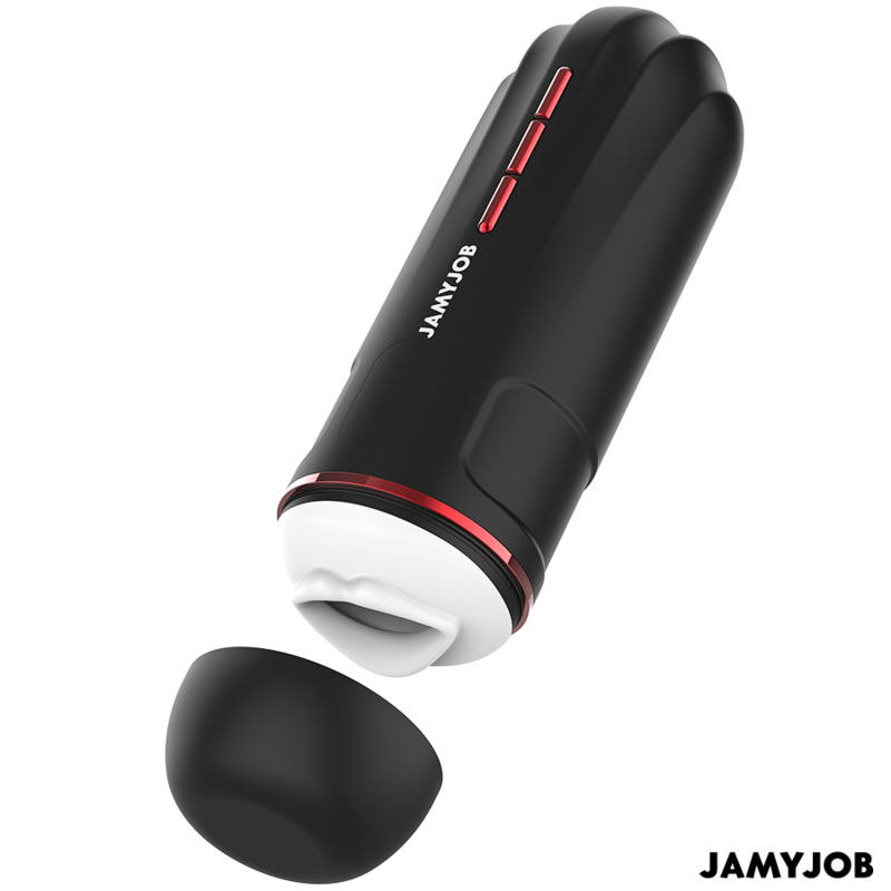 JAMYJOB - MASTURBATEUR BUCCAL AUTOMATIQUE MEGABITE 5 MODES D'ASPIRATION ET DE VIBRATION JAMYJOB