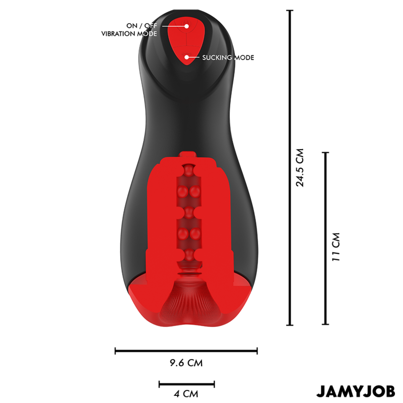JAMYJOB - MASTURBATEUR AUTOMATIQUE CORE-X 5 MODES D'ASPIRATION ET DE VIBRATION JAMYJOB