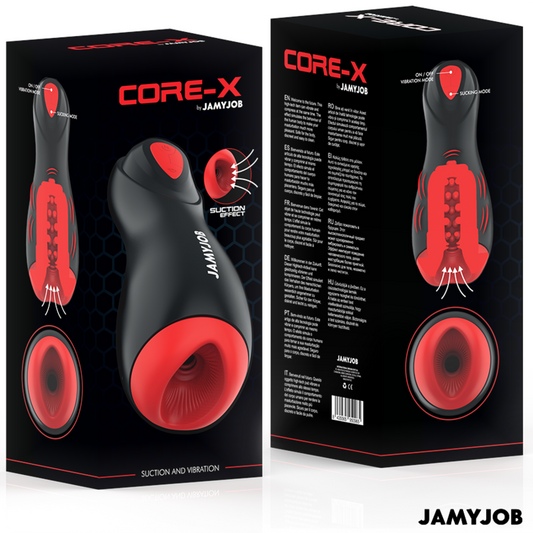 JAMYJOB - MASTURBATEUR AUTOMATIQUE CORE-X 5 MODES D'ASPIRATION ET DE VIBRATION JAMYJOB