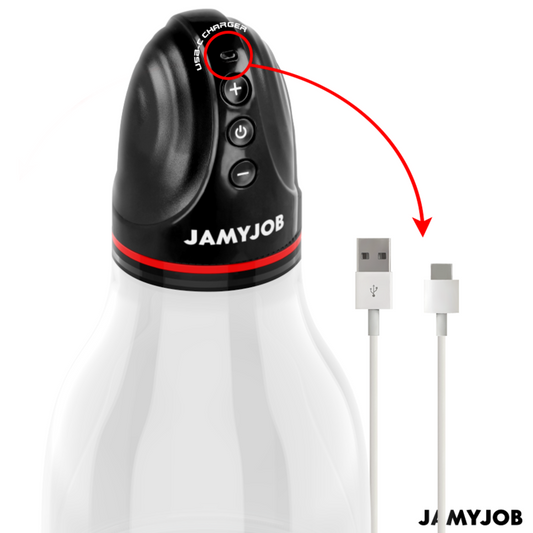 JAMYJOB - XPAND LITE POMPE À TESTICULES AUTOMATIQUE 3 NIVEAUX D'ASPIRATION GRIS JAMYJOB