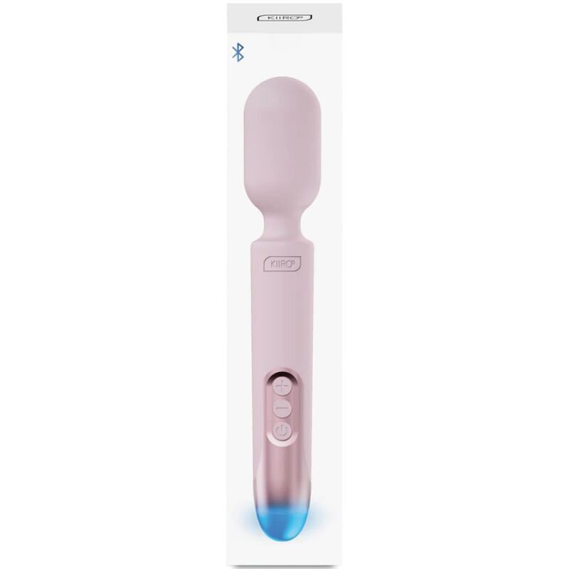 KIIROO - PROWAND VIBRATEUR WAND TÉLÉCOMMANDE + APPLICATION GRATUITE ROSE KIIROO