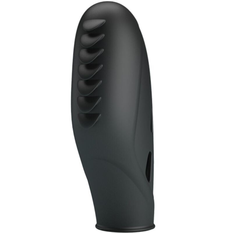 PRETTY LOVE - VIBRATEUR DOIGT EN SILICONE GILO NOIR PRETTY LOVE