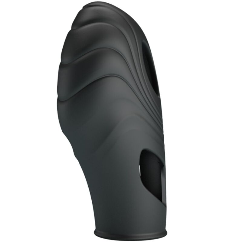 PRETTY LOVE - VIBRATEUR DE DOIGT EN SILICONE LICH NOIR PRETTY LOVE