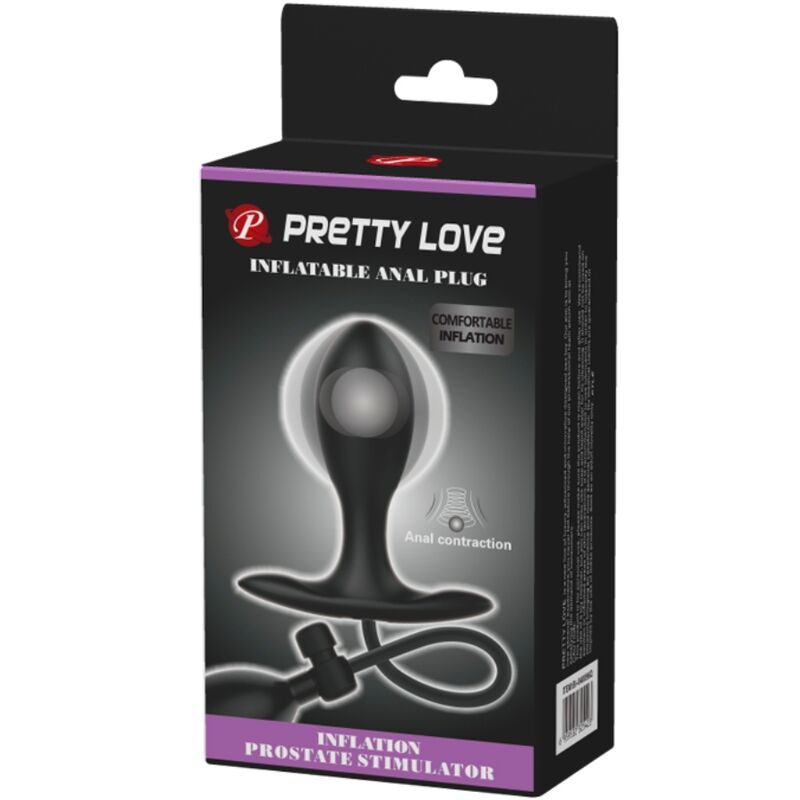 PRETTY LOVE - PLUG ANAL GONFLABLE NOIR PRETTY LOVE