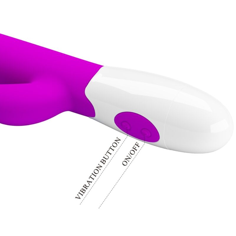 PRETTY LOVE - VIBRATEUR CENTAURE LAPIN 30 MODES DE VIBRATION VIOLET PRETTY LOVE