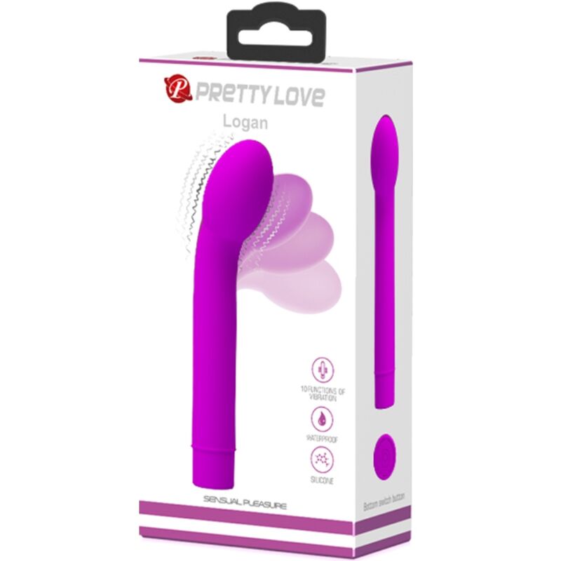 PRETTY LOVE - VIBRATEUR POINT G LOGAN 10 VIBRATIONS VIOLET PRETTY LOVE