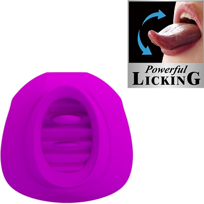 PRETTY LOVE - STIMULATEUR DE CLITORIS ESTELLE TONGUE 12 VIBRATIONS VIOLET PRETTY LOVE