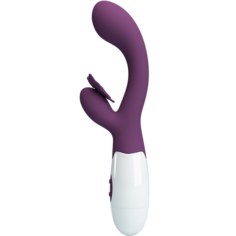 PRETTY LOVE - BUTTERFLY KISS VIBRATEUR RABBIT ET STIMULATEUR DE POINT G VIOLET PRETTY LOVE FLIRTATION