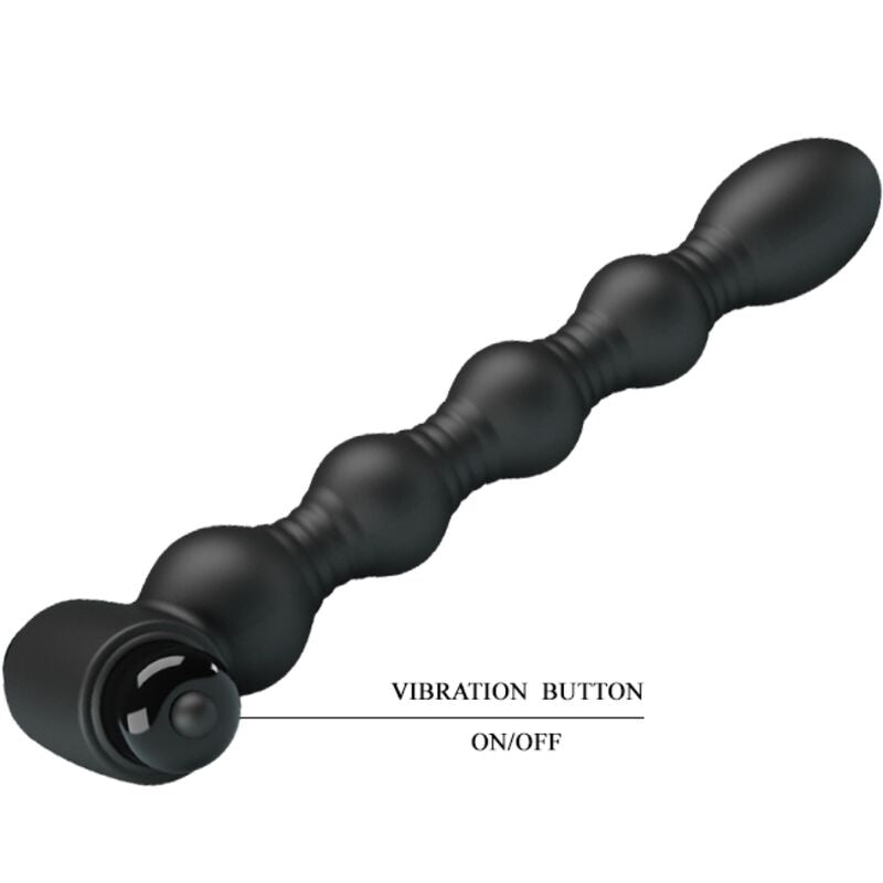 PRETTY LOVE - PLUG ANAL LYNN SILICONE 10 VIBRATIONS NOIR PRETTY LOVE
