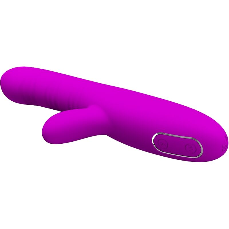 PRETTY LOVE - VIBRATEUR MULTIFONCTION ANGELIQUE + STIMULATEUR DE CLITORIS VIOLET PRETTY LOVE