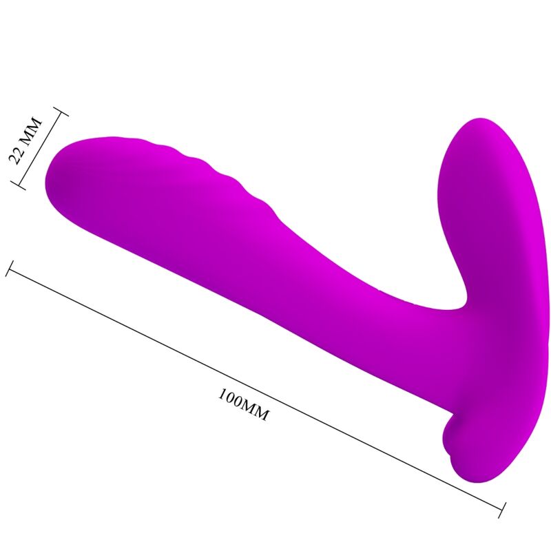 PRETTY LOVE - MASSEUR & VIBRATEUR 12 VIBRATIONS TÉLÉCOMMANDE VIOLET PRETTY LOVE