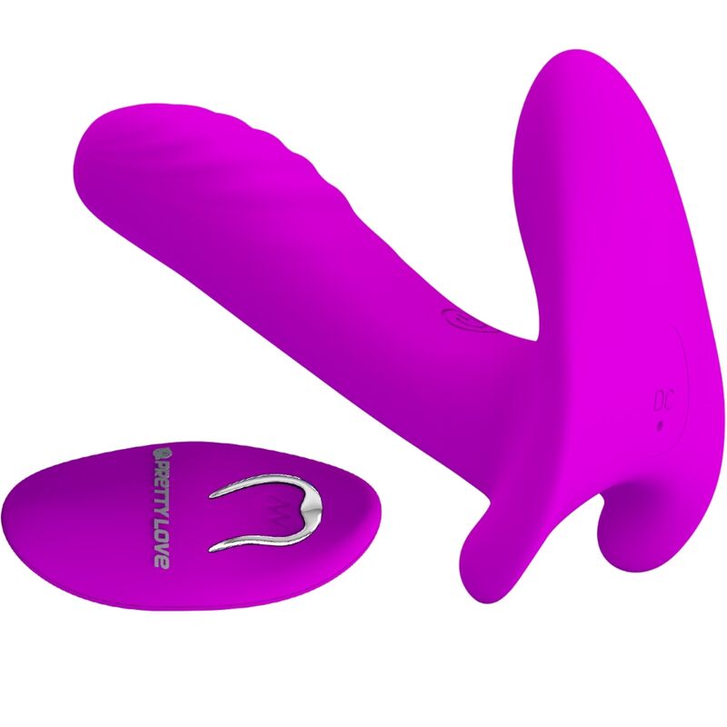 PRETTY LOVE - MASSEUR & VIBRATEUR 12 VIBRATIONS TÉLÉCOMMANDE VIOLET PRETTY LOVE