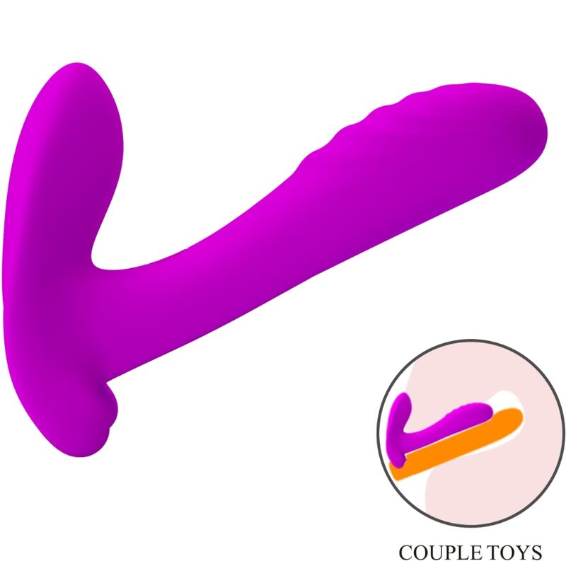 PRETTY LOVE - MASSEUR & VIBRATEUR 12 VIBRATIONS TÉLÉCOMMANDE VIOLET PRETTY LOVE