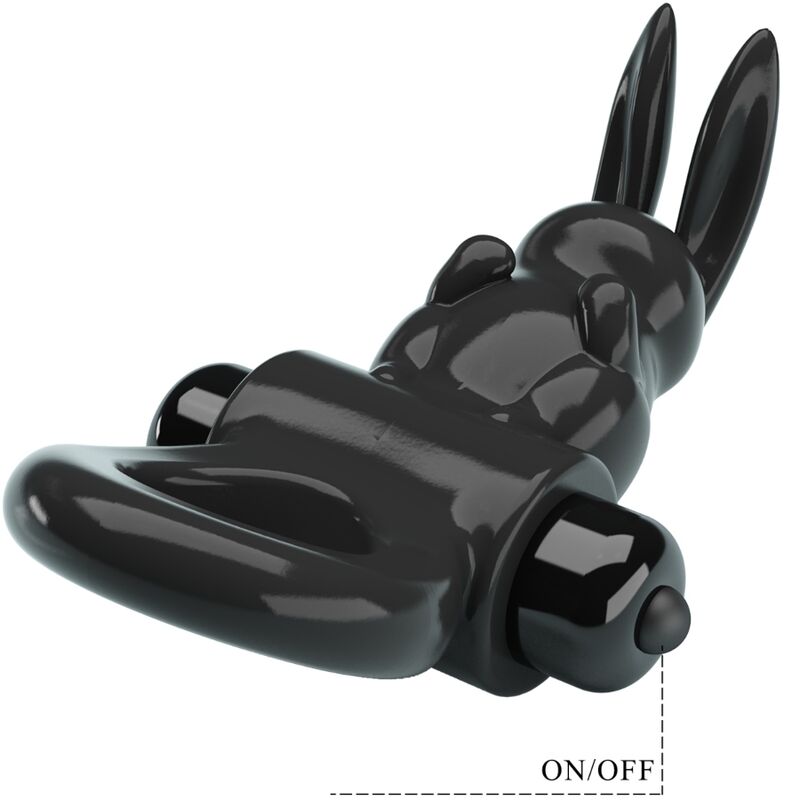 PRETTY LOVE - ANNEAU VIBRATEUR EXCITANT RABBIT 10 VIBRATIONS NOIR PRETTY LOVE