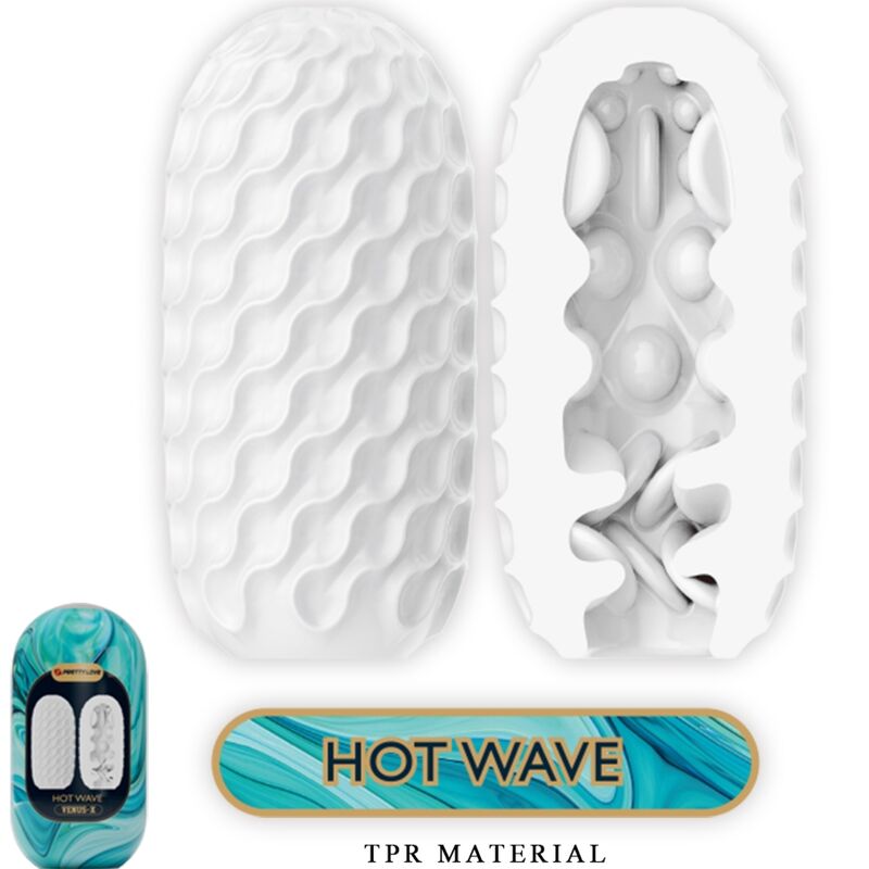 PRETTY LOVE - VENUS X 15 MASTURBATEURS HOMMES EN SILICONE BLANC PRETTY LOVE