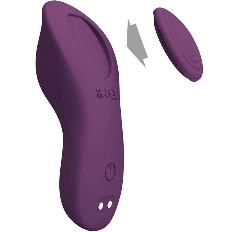 PRETTY LOVE - MANE LAY ON MASSEUR DE CLITORIS 10 VIBRATIONS TÉLÉCOMMANDE VIOLET PRETTY LOVE