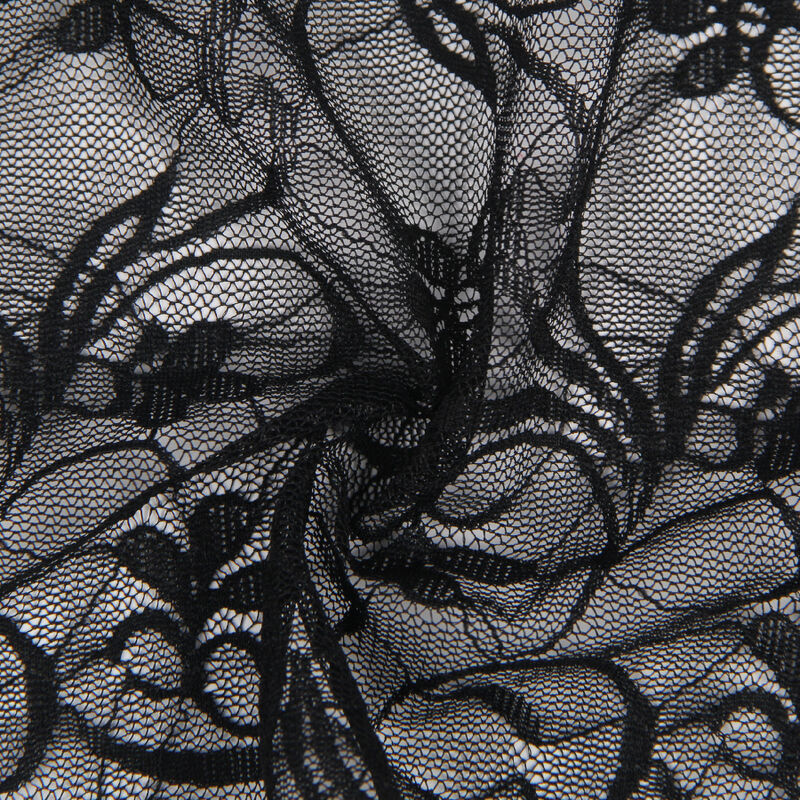 SUBBLIME - 954185 BABYDOLL EN DENTELLE À BRETELLES RÉGLABLES NOIRE S/M SUBBLIME BABYDOLLS