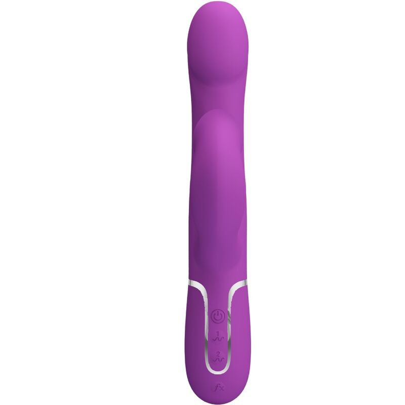 PRETTY LOVE - VIBRATEUR ET STIMULATEUR MULTIFONCTION 4 EN 1 VIOLET PRETTY LOVE