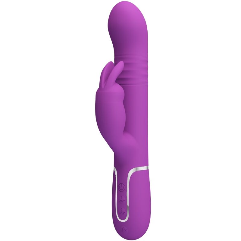 PRETTY LOVE - VIBRATEUR LAPIN MULTIFONCTION COALE 4 EN 1 VIOLET PRETTY LOVE